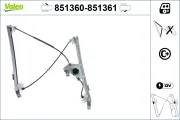 Fensterheber vorne links VALEO 851360