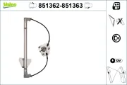 Fensterheber vorne links VALEO 851362