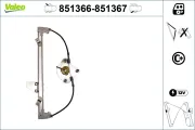 Fensterheber hinten links VALEO 851366
