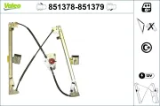Fensterheber vorne links VALEO 851378
