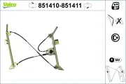 Fensterheber vorne links VALEO 851410