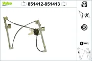 Fensterheber vorne links VALEO 851412