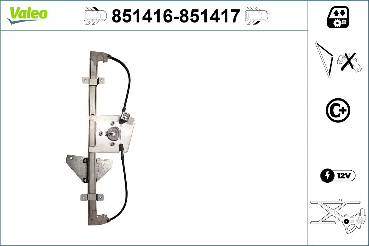 Fensterheber vorne links VALEO 851416