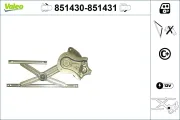 Fensterheber vorne links VALEO 851430