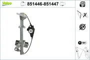 Fensterheber vorne links VALEO 851446