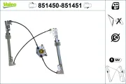 Fensterheber vorne links VALEO 851450