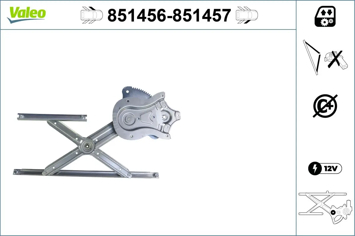 Fensterheber vorne links VALEO 851456