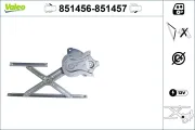 Fensterheber vorne links VALEO 851456