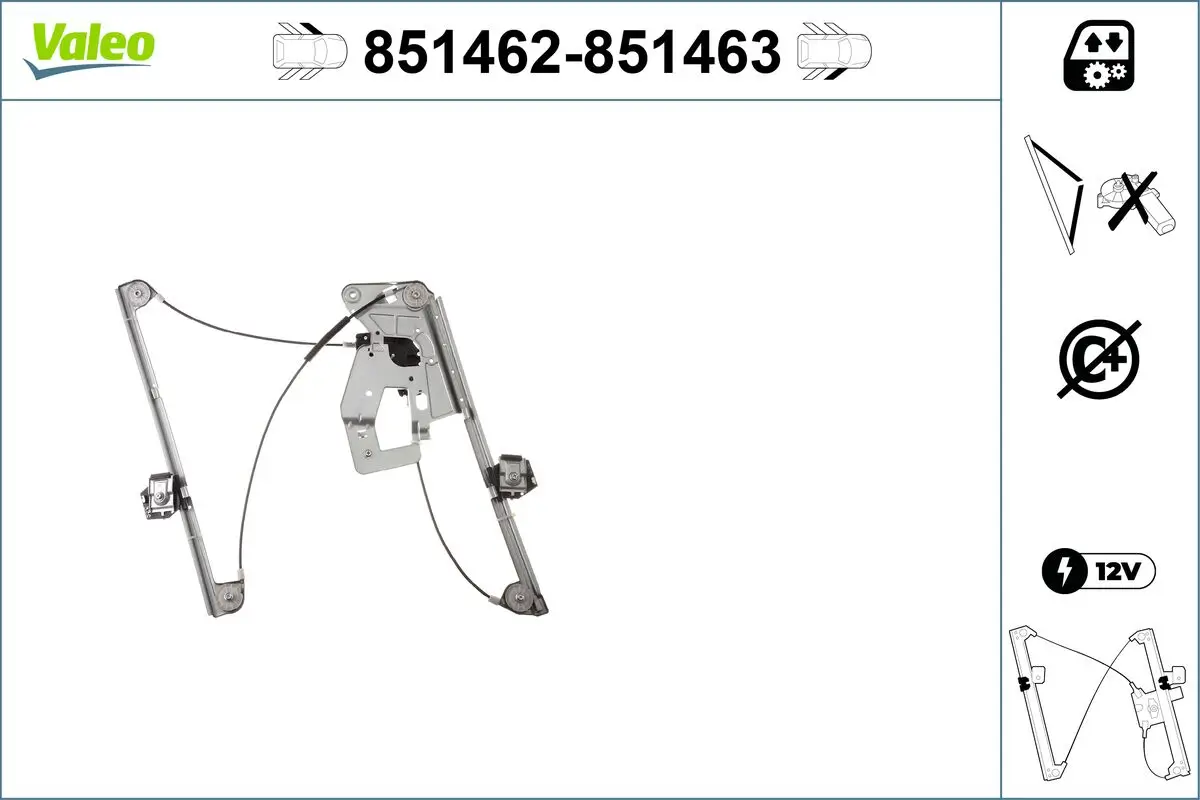 Fensterheber vorne links VALEO 851462