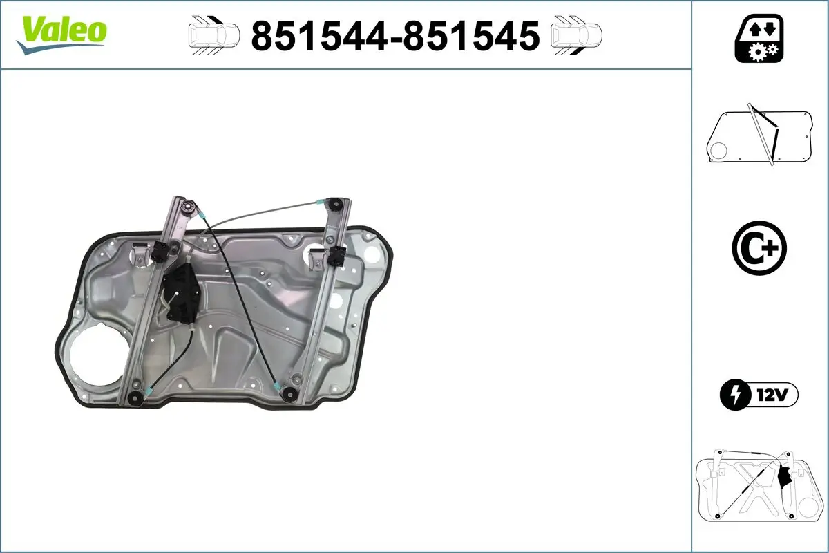 Fensterheber vorne links VALEO 851544