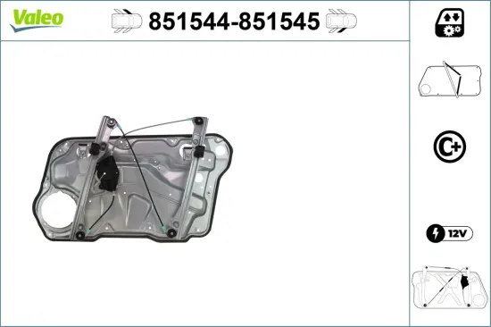 Fensterheber vorne links VALEO 851544 Bild Fensterheber vorne links VALEO 851544