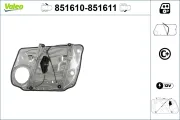 Fensterheber vorne links VALEO 851610