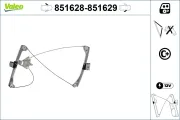 Fensterheber vorne links VALEO 851628