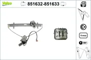 Fensterheber 12 V vorne links VALEO 851632