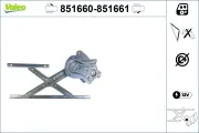 Fensterheber vorne links VALEO 851660