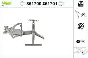 Fensterheber vorne links VALEO 851700