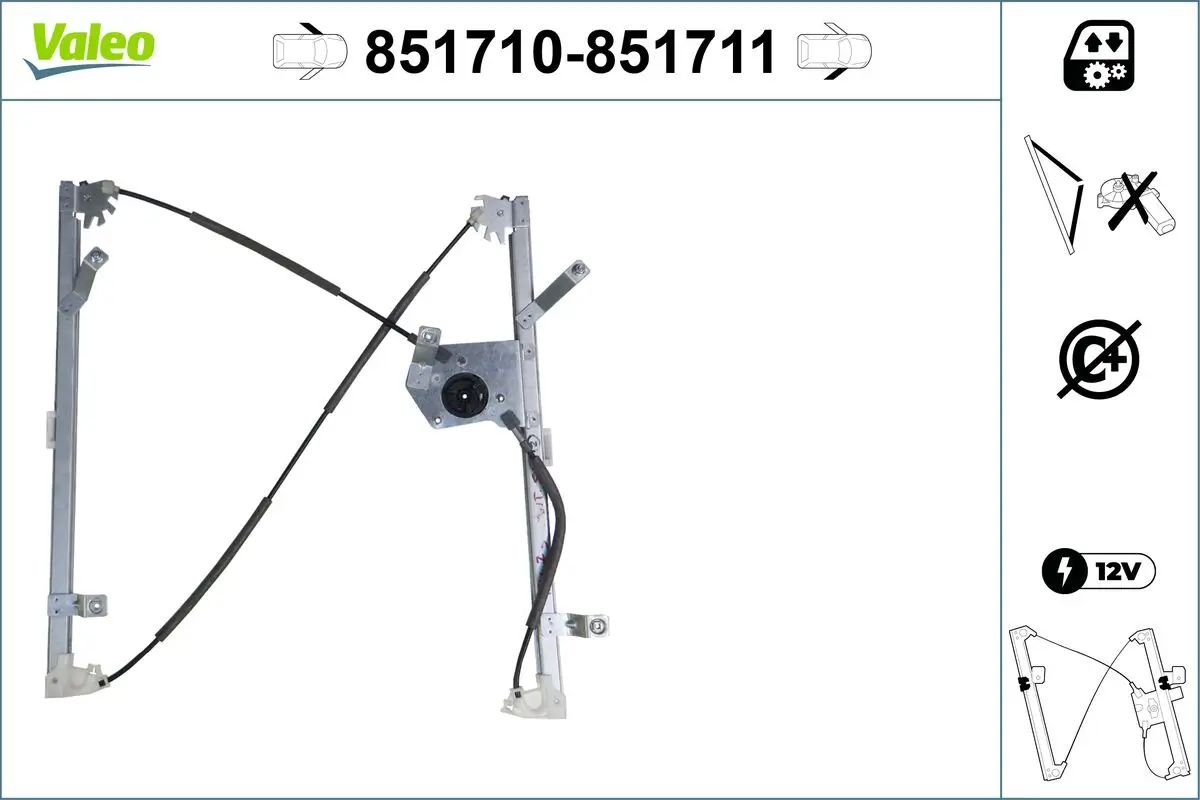 Fensterheber vorne links VALEO 851710