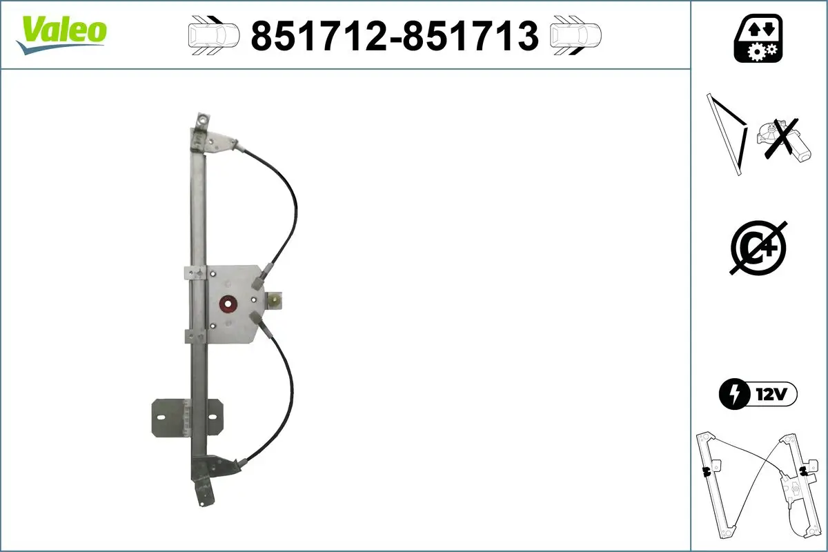Fensterheber vorne links VALEO 851712