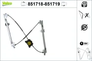 Fensterheber vorne links VALEO 851718