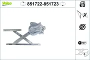 Fensterheber vorne links VALEO 851722