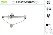 Fensterheber vorne links VALEO 851852