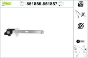 Fensterheber hinten links VALEO 851856