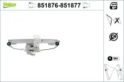 Fensterheber hinten links VALEO 851876