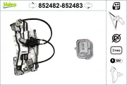 Fensterheber 12 V vorne links VALEO 852482