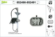 Fensterheber hinten links VALEO 852490
