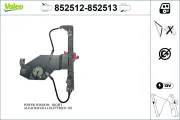 Fensterheber hinten links VALEO 852512