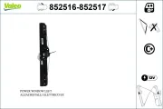 Fensterheber vorne links VALEO 852516