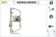 Fensterheber hinten links VALEO 852542