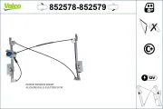 Fensterheber vorne links VALEO 852578