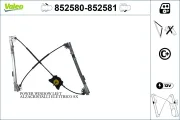 Fensterheber vorne links VALEO 852580