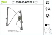 Fensterheber vorne links VALEO 852600