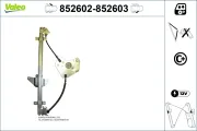 Fensterheber vorne links VALEO 852602