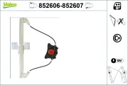Fensterheber hinten links VALEO 852606