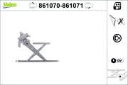 Fensterheber vorne links VALEO 861070