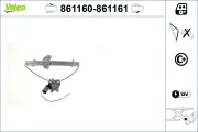 Fensterheber vorne links VALEO 861160