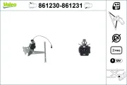 Fensterheber 12 V hinten links VALEO 861230