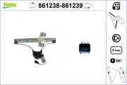 Fensterheber 12 V vorne rechts VALEO 861239