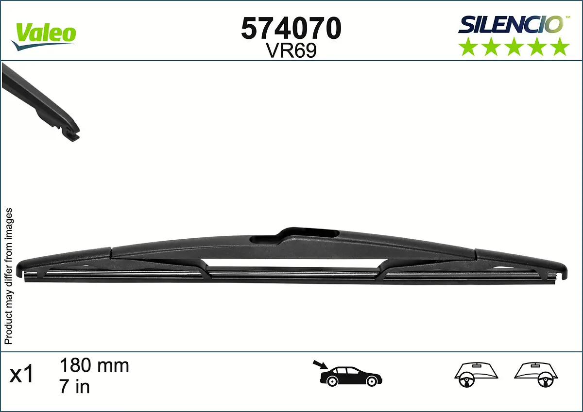 Wischblatt hinten VALEO 574070