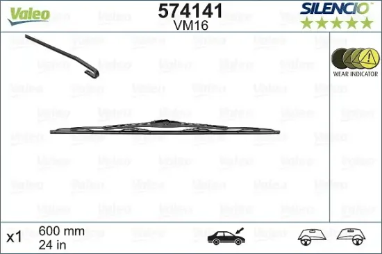 Wischblatt VALEO 574141 Bild Wischblatt VALEO 574141