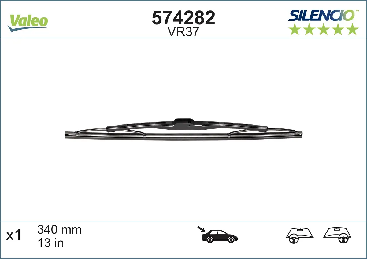 Wischblatt hinten VALEO 574282