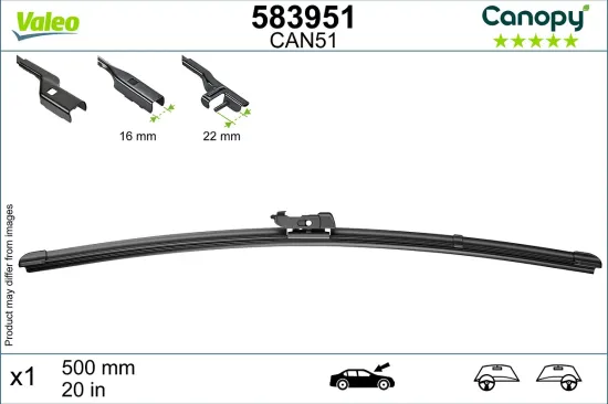 Wischblatt VALEO 583951 Bild Wischblatt VALEO 583951