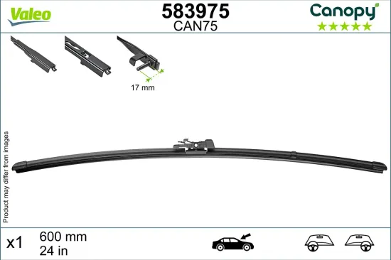 Wischblatt VALEO 583975 Bild Wischblatt VALEO 583975