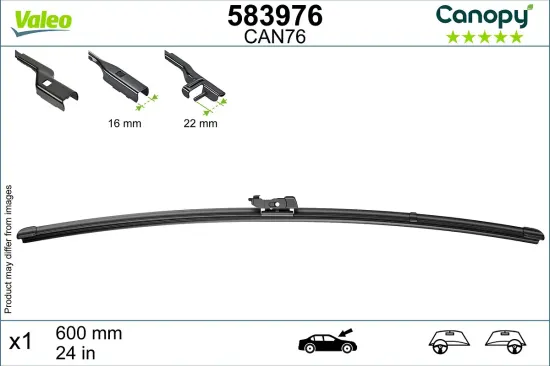 Wischblatt VALEO 583976 Bild Wischblatt VALEO 583976