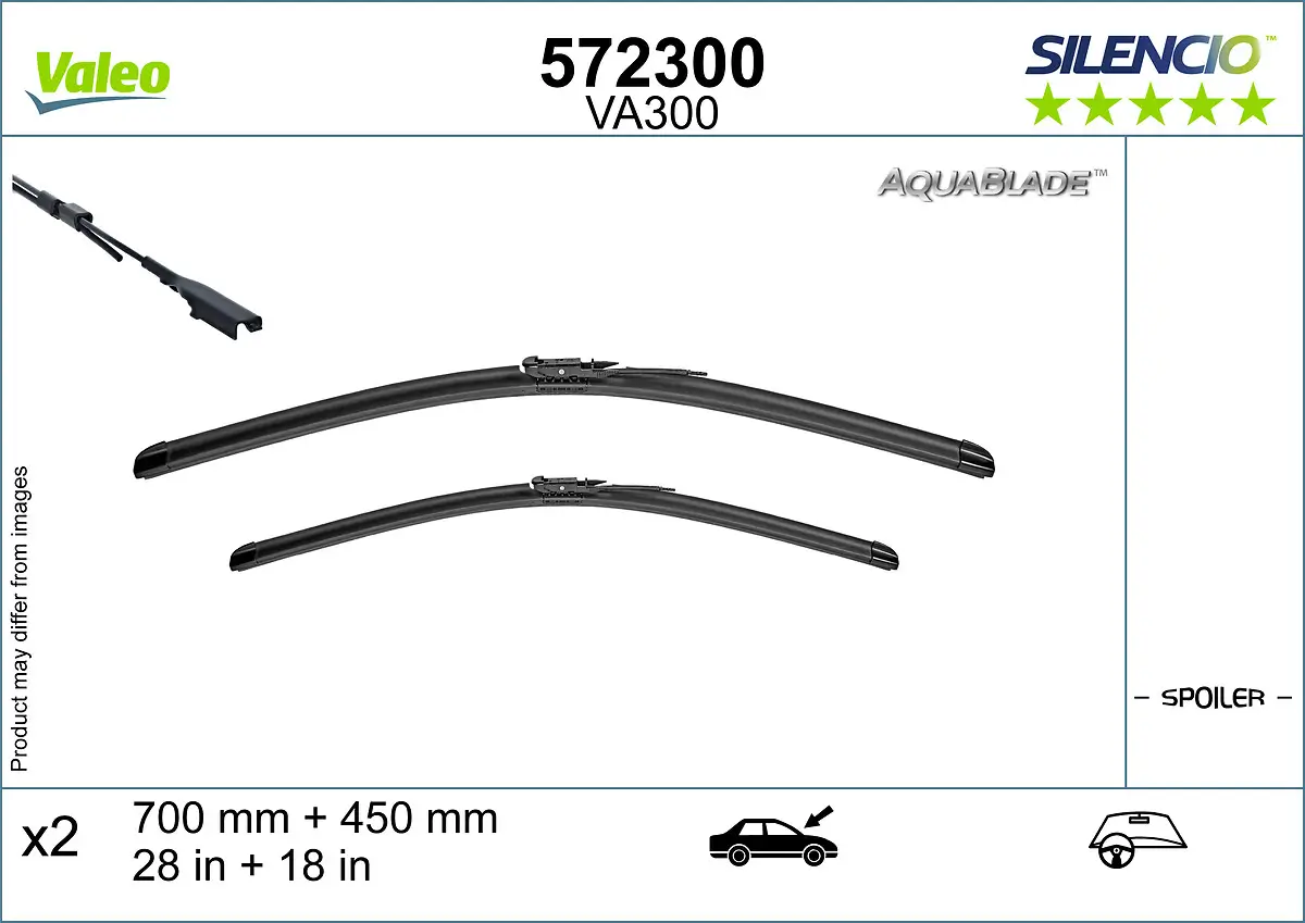Wischblatt vorne VALEO 572300