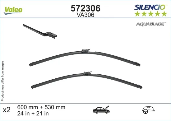 Wischblatt VALEO 572306 Bild Wischblatt VALEO 572306