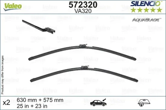 Wischblatt vorne VALEO 572320 Bild Wischblatt vorne VALEO 572320